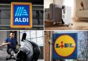 Aldi and Lidl middle aisles: Fitness and home improvement deals this weekend. (PA/Aldi/Lidl)