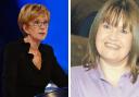 Anne Robinson, left, and Julie McMaster, right