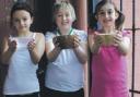 Talented young Bankies Emma Robinson, Oliver Keenan and Corinna Buchan