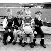 The four boys at Kilbowie Park in 1989 launched Stuart's career