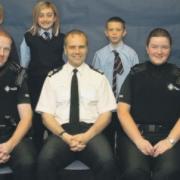 A top cop was quizzed by youngsters in 2008