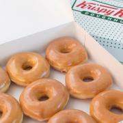 Krispy Kreme will be giving away more than 60,000 original glazed doughnuts in the UK on Monday (November 13).