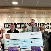 The team at McDonald's Great Western Retail Park donated £3,000 to local charity 3D Drumchapel