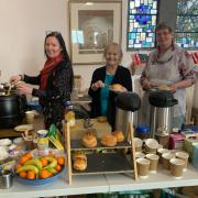 Volunteers at Drumchapel's Warm Welcome Cafe which is based at St Andrew's Church
