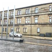 The property is situated in Bruce Street, Clydebank