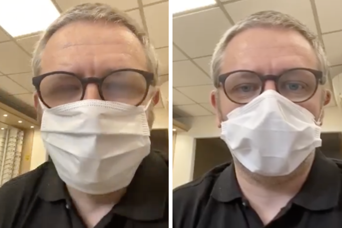Three Simple Tips To Stop Glasses Fogging While Wearing Face Masks Clydebank Post