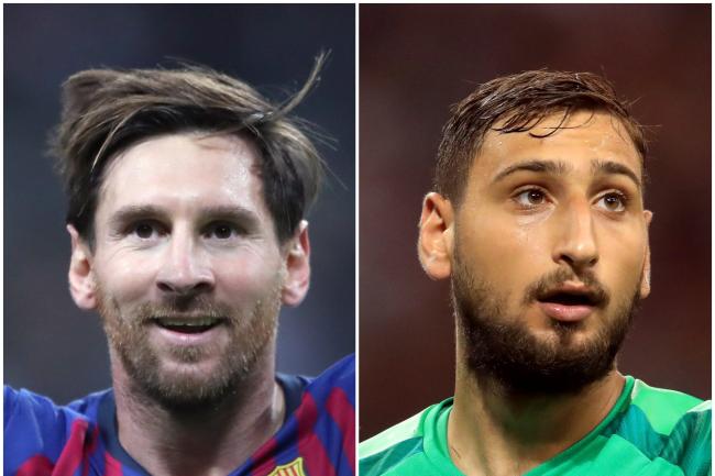 Lionel Messi et Gianluigi Donnarumma