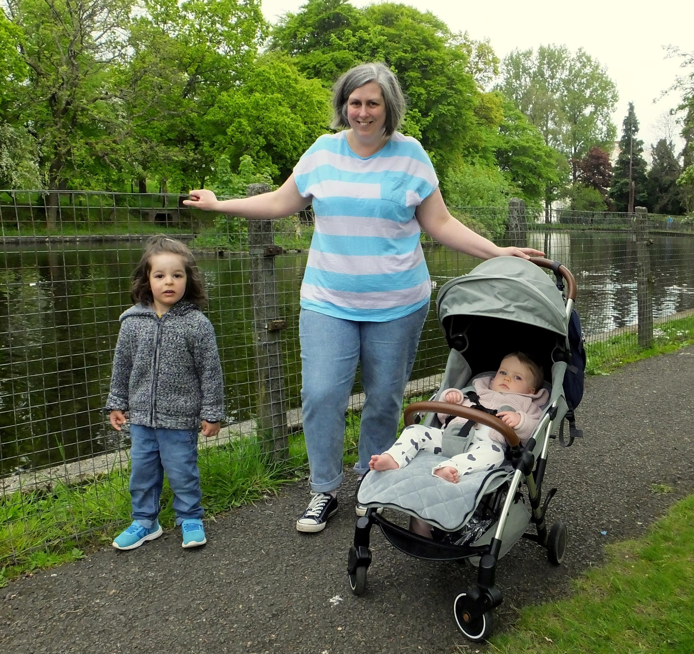 The Bryceland family at Dalmuir Park on May 29, 2021