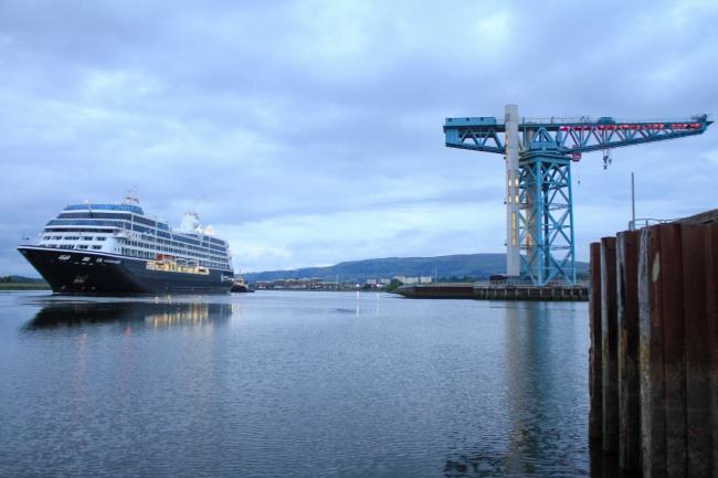 Azamara Quest: Cruise ship departs River Clyde today