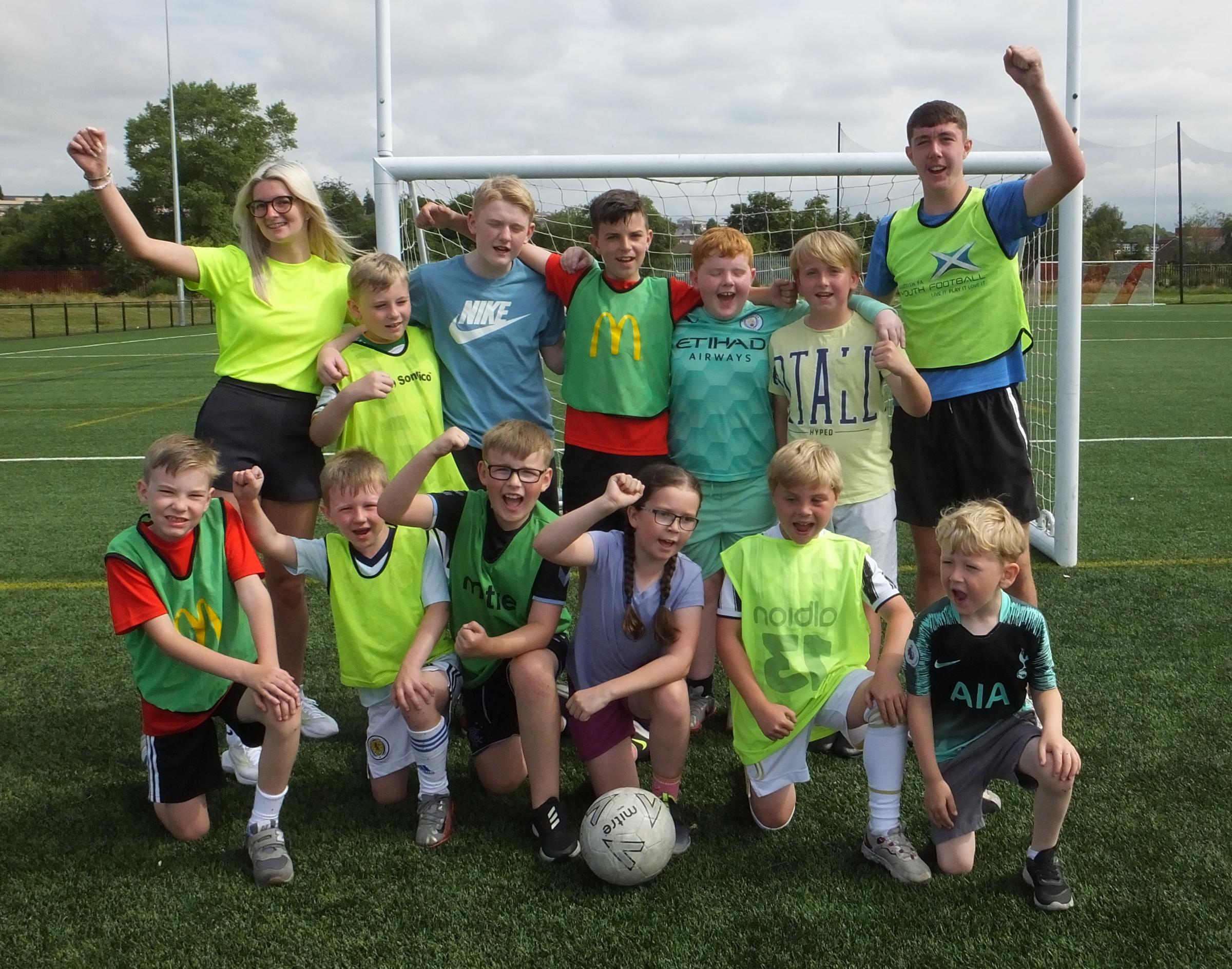 Clydebank Community Sports Hub host summer activity fun for children
