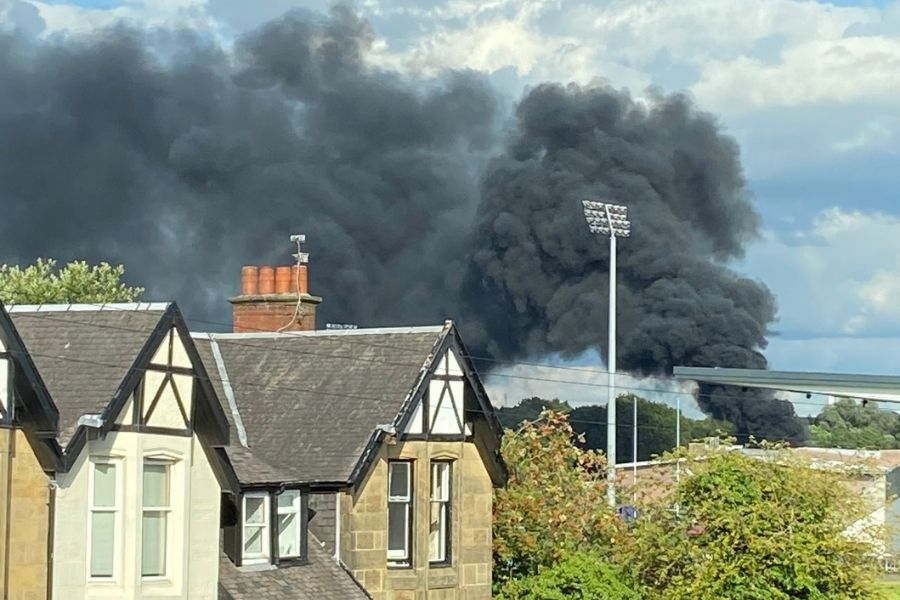 Scotstoun crime: Fire crews in attendance at blaze near leisure centre