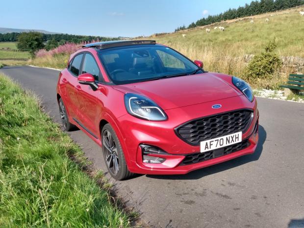 Clydebank Post: The Ford Puma in West Yorkshire surroundings 