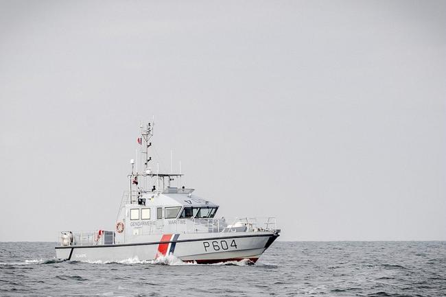 A French patrol boat