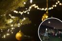 The group have had a living Christmas tree in the area since 2018