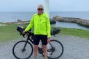 Long-distance cyclist Mike Kirby completed the LEJOG challenge solo, averaging over 200km per day