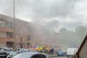 Emergency services race to scene of blaze at Yoker flats