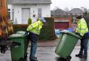 The bin collection times over the next few weeks