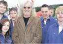 Youngsters from Clydebank High School met Billy Connolly this time fifteen years ago