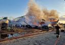 Fire destroys pensioners boat yard