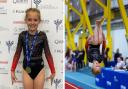 Lucy Mills is over the moon to win a medal at the Scottish Tumble championships
