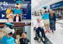 Harry the Otter visited Clyde Shopping Centre on Thursday, July 13