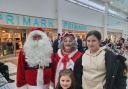 Santa and Mrs Claus just loved meeting locals