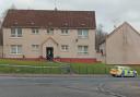 Drumchapel home locked down by police