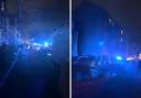 999 crews rush to Glasgow street after 'large crowd' gathers