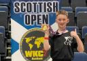 Tyler-James Cervenka-Semple at the World Karate & Kickboxing Scottish Open on April 27