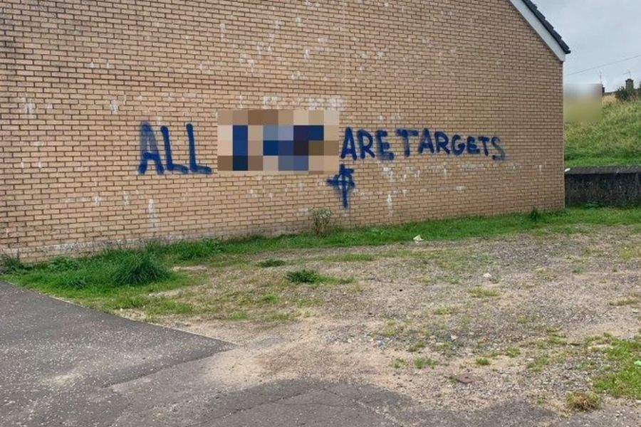 Clydebank crime: Sectarian graffiti to be removed confirm council