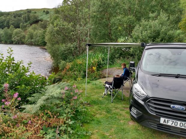Clydebank Post: The Ford Nugget during a family holiday
