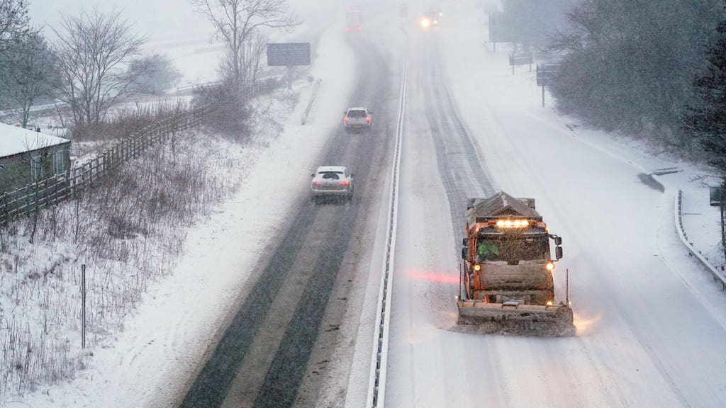 Drivers warned over icy roads as UK faces 'perfect storm'