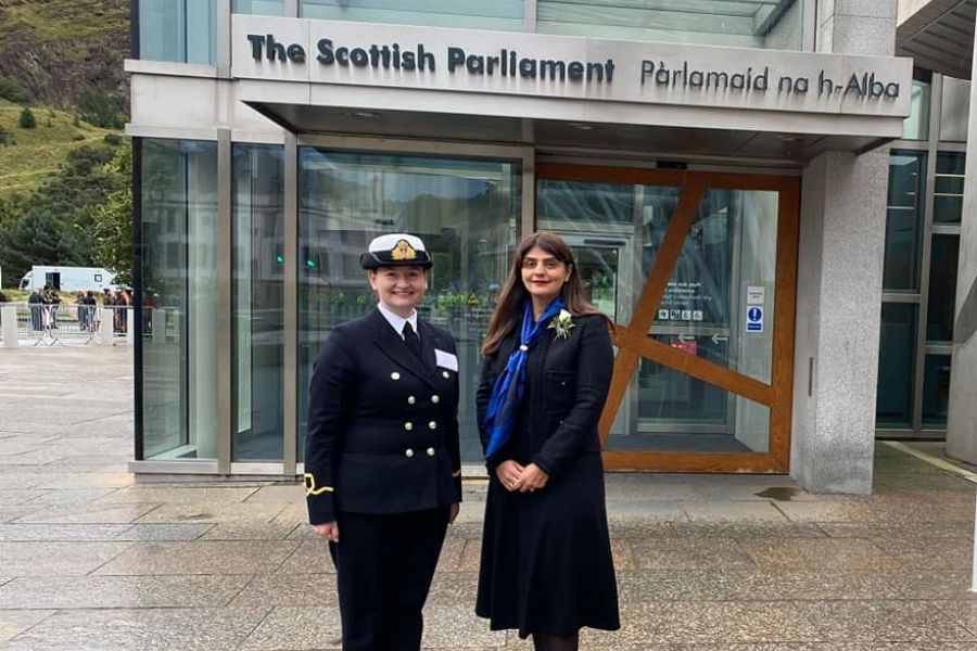 Clydebank Sea Cadet chief honoured for supporting youngsters during lockdown