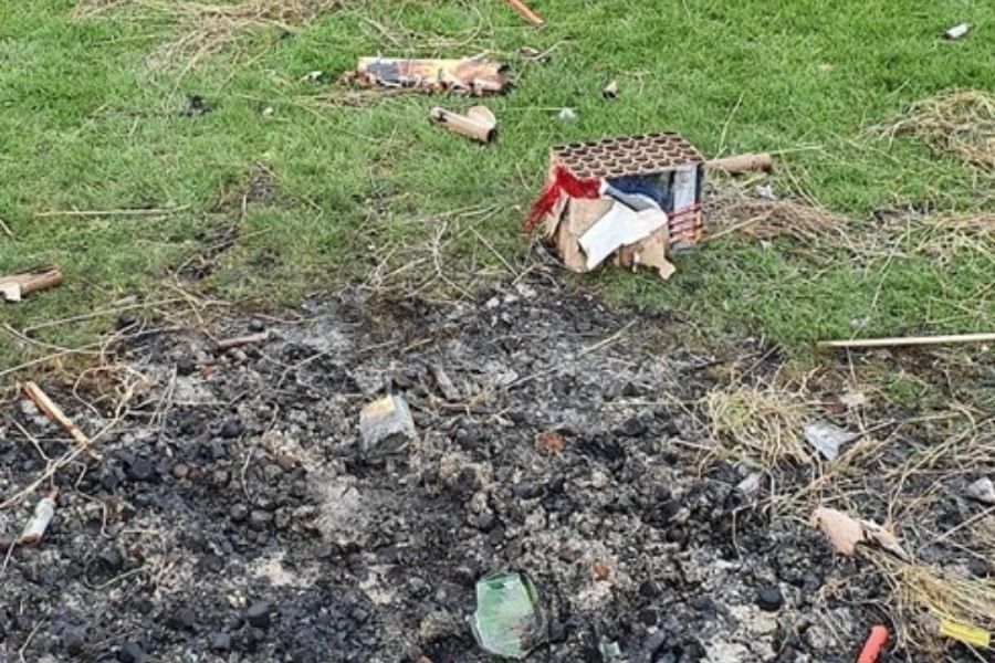 Bonfire Night 2021: Whitecrook woman blasts ‘idiots’ for debris left in park