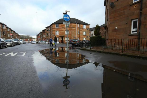 Clydebank Post: The flooding in 2018  Picture: Colin Mearns