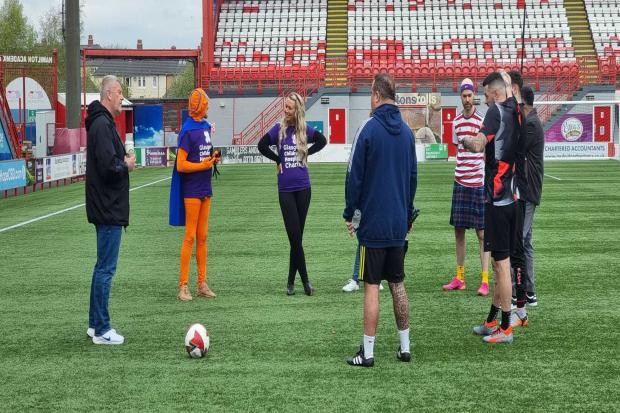 The match will be held in August at Hamilton Accies football ground