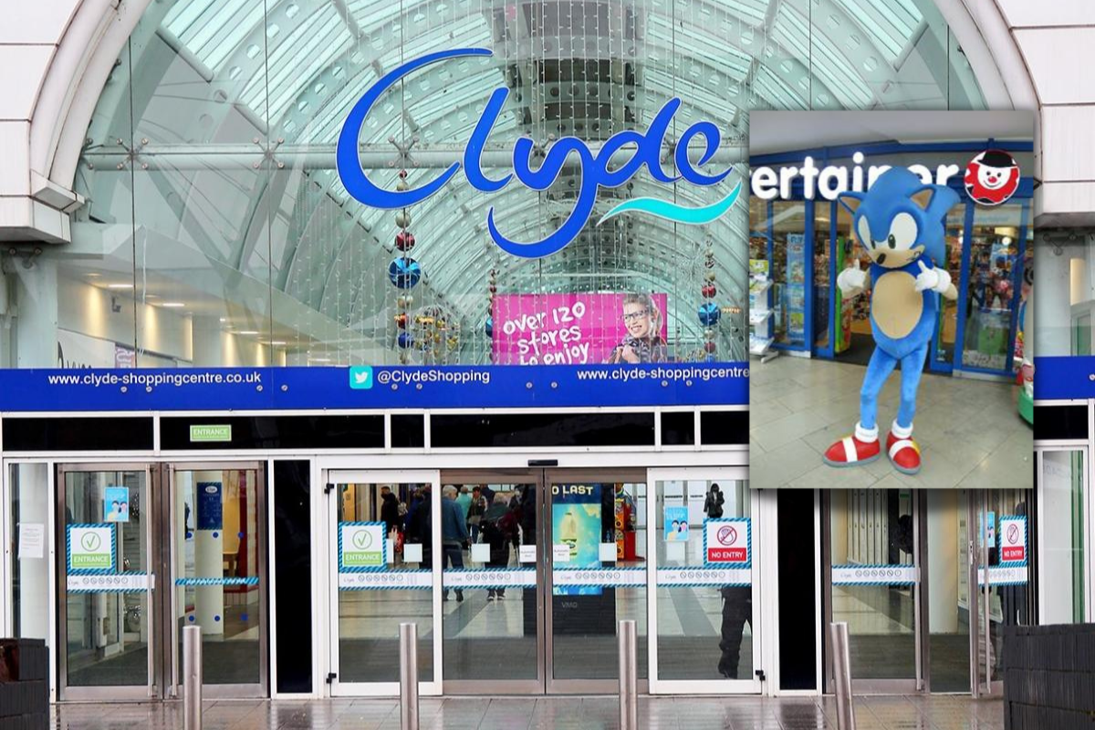 Sonic The Hedgehog: Clyde Shopping Centre announces visit