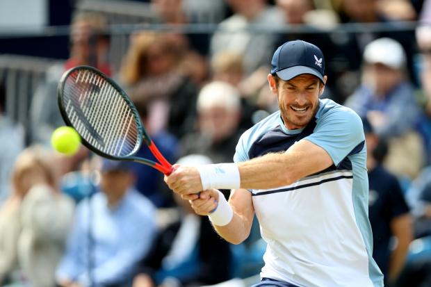 Clydebank Post: Andy Murray playing at the Surbiton tournament in early June (PA)