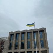 West Dunbartonshire Council raise Ukraine flags in support against Russian invasion