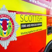 Two fire crews attended due to fears of chemicals inside the flat