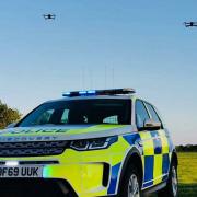 Cops have warned anyone flying drones near the airport's flight path will be punished