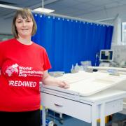 Here is why The Queen Elizabeth University Hospital is turning red