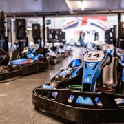 Bankies have been enjoying their new electric go-karts