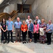 Members of the Clydebank Asbestos Group were welcomed by Marie McNair MSP