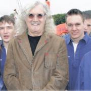 Youngsters from Clydebank High School met Billy Connolly this time fifteen years ago
