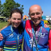 Donna Clayton and Jason Roberts will compete in races in their 50-55 years categories at the UCI Cycling World Championships over the next ten days