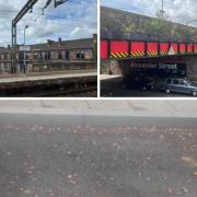 ScotRail has confirmed it will be removing the red chip stones from the platform at Clydebank train station