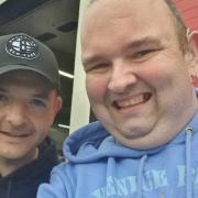 Kevin Bridges was spotted at the fire station in Clydebank at the weekend