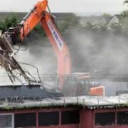 Demolition of the former Stonedyke Neighbourhood Community Centre is now underway