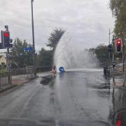 A burst water pipe has been causing supply issues for a number of homes in Drumchapel